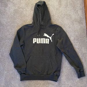 Puma hoodie - men’s small, grey sweatshirt